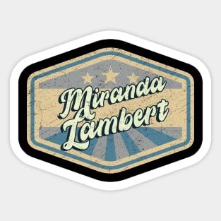 vintage Miranda Lambert Sticker